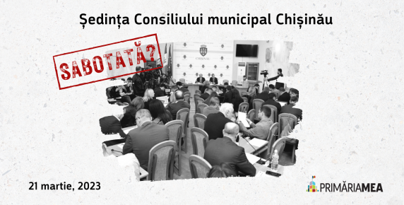 Haos la ședința Consiliului Municipal Chișinău Image